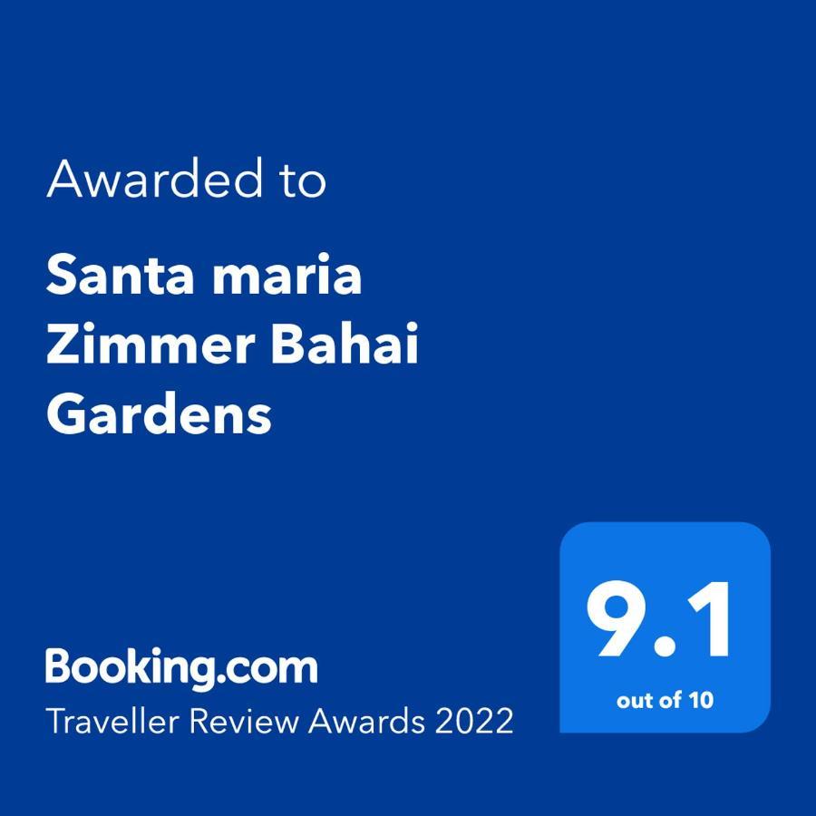 Santa Maria Zimmer Bahai Gardens Hajfa Zewnętrze zdjęcie